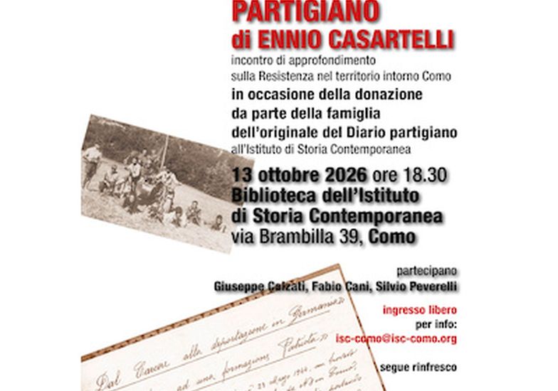 Immagine evento Diario partigiano di Ennio Casartelli
