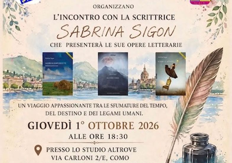 Immagine evento Incontro con Sabrina Sigon